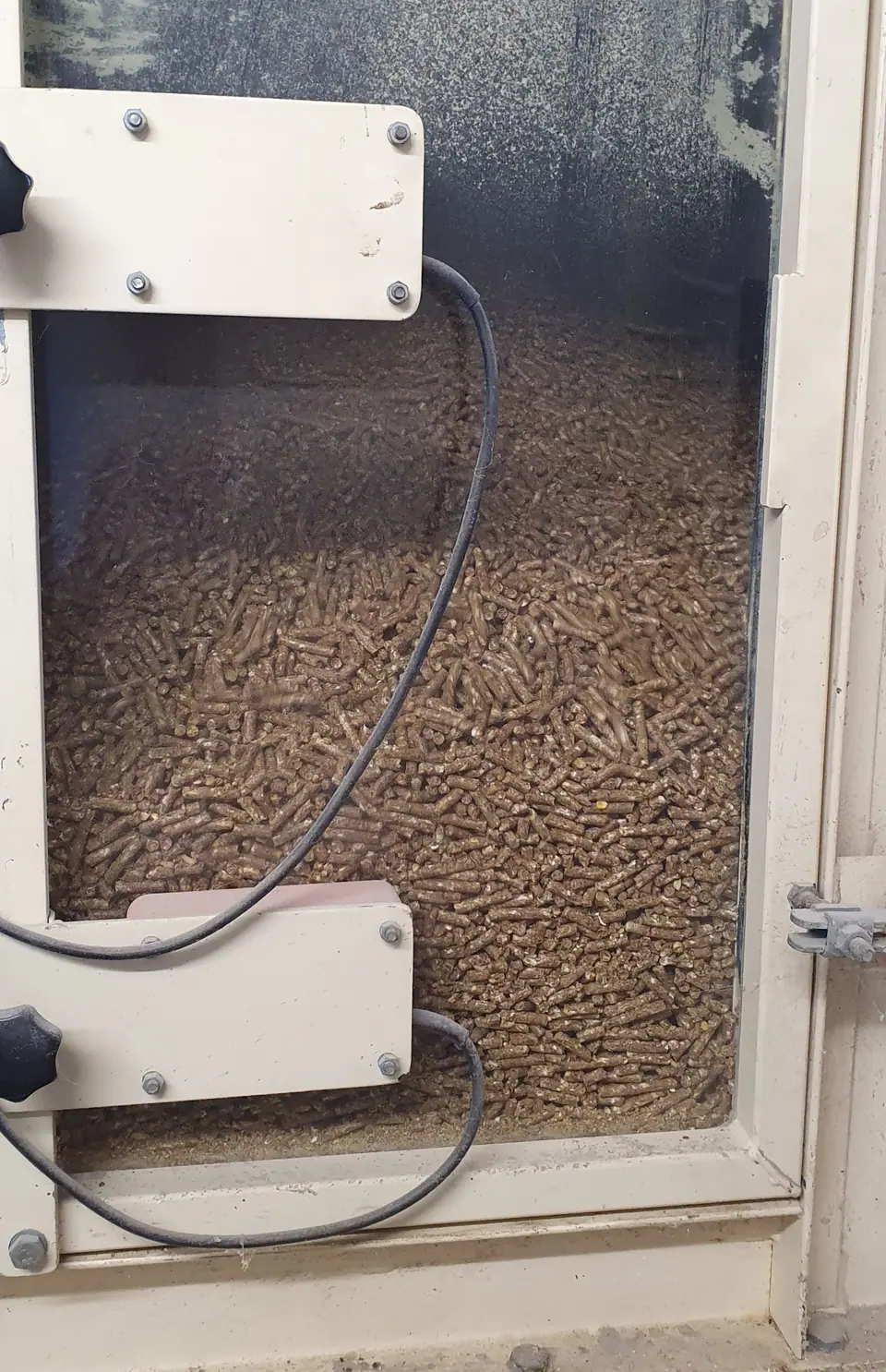 Pellets in der Presse